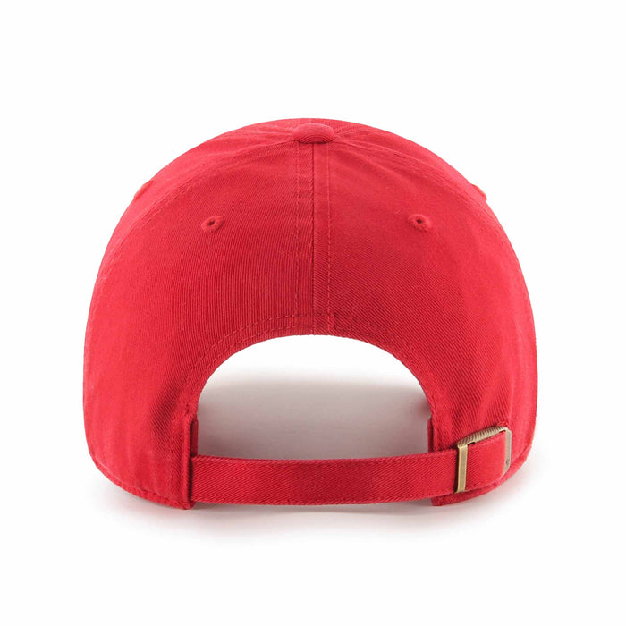 Chicago Blackhawks 2024 Winter Classic 47 Brand Red Cleanup Adjustable Cap
