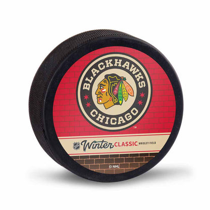 Chicago Blackhawks 2025 Winter Classic Hockey Puck