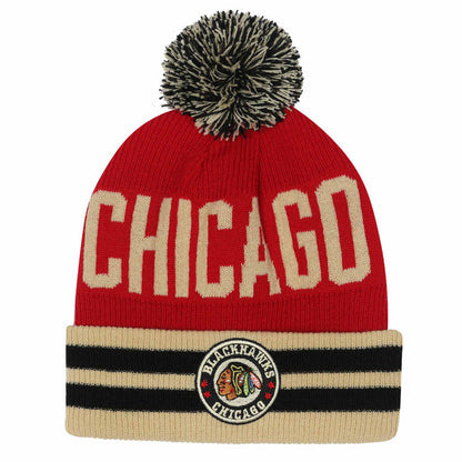 Chicago Blackhawks 2025 Winter Classic Youth Knit POM Hat