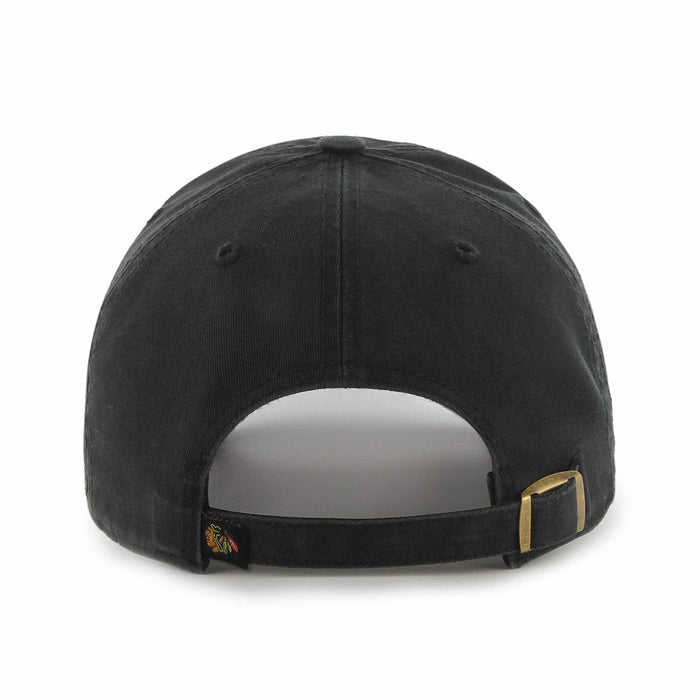 Chicago Blackhawks Black Indian Feathers Clean Up Adjustable Cap
