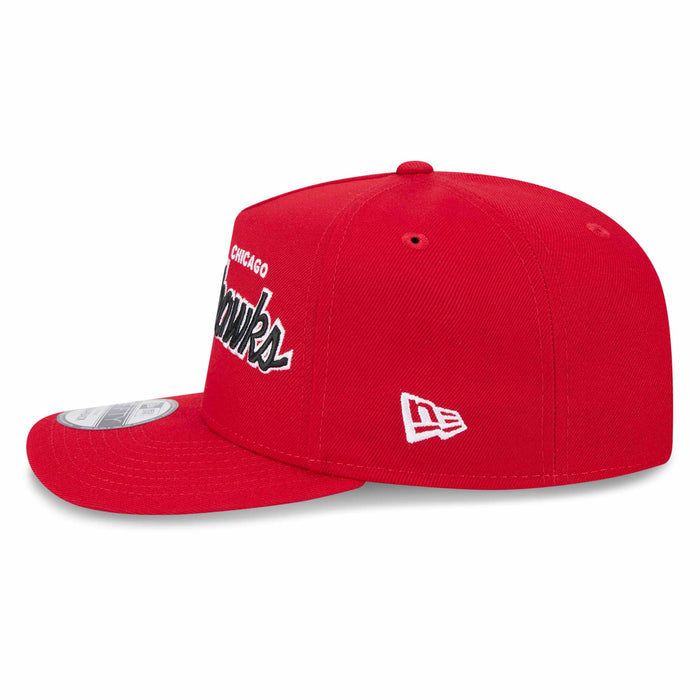 Chicago Blackhawks New Era 9FIFTY Red Indian Head Script Snapback Adjustable Cap