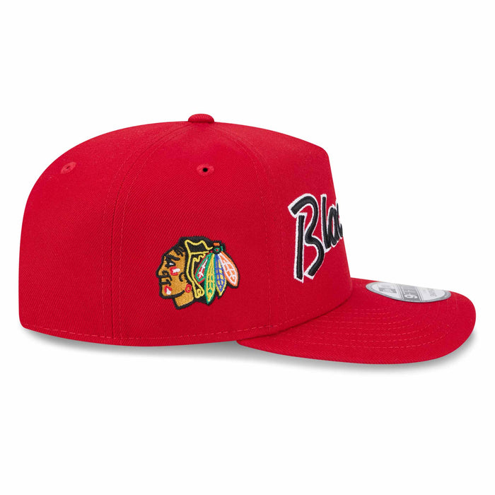 Chicago Blackhawks New Era 9FIFTY Red Indian Head Script Snapback Adjustable Cap
