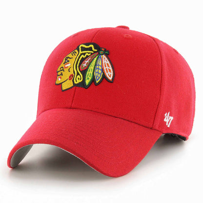 Chicago Blackhawks Red Primary MVP Adjustable Cap