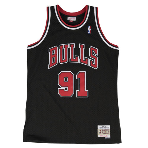Chicago Bulls #91 Dennis Rodman Mitchell and Ness Swingman Jersey