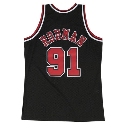 Chicago Bulls #91 Dennis Rodman Mitchell and Ness Swingman Jersey