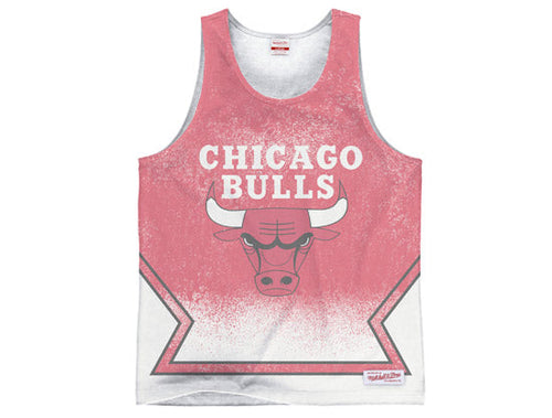 Chicago Bulls Mitchell and Ness Shot Clock Violation Tank Top