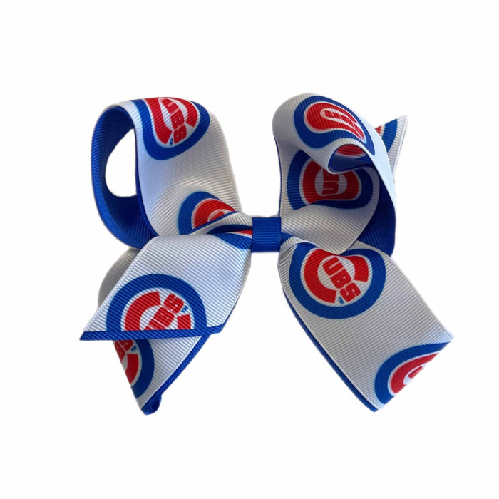 Chicago Cubs 2-Tone Hair Bow