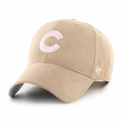 Chicago Cubs 2016 World Series Khaki Suede Captain Adjustable Cap