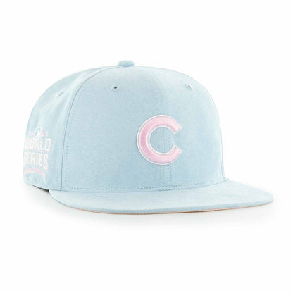 Chicago Cubs 2016 World Series Suede Captain Snapback