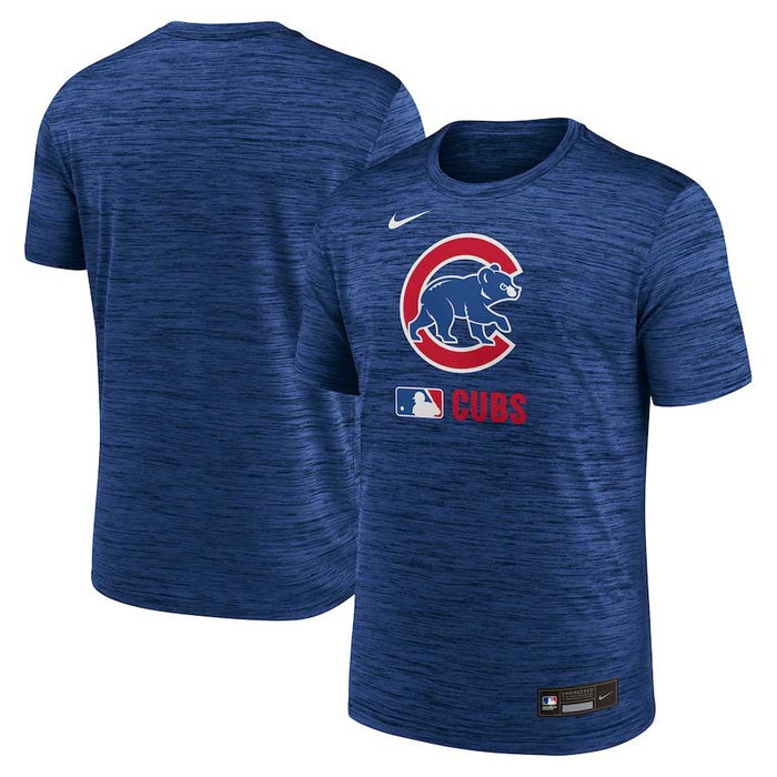 Chicago Cubs 2025 Nike Authentic Collection Royal Velocity Dri Fit T-Shirt