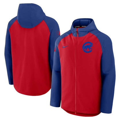 Chicago Cubs 2025 Nike Authentic Collection Thermal Full Zip Jacket