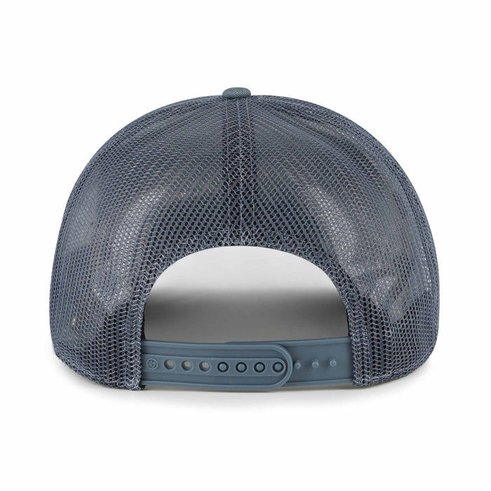 Chicago Cubs 47 Brand Foundation Script Rope Hitch Grey Snapback Adjustable Cap