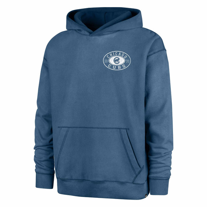 Chicago Cubs 47 Brand Hookline River Hooded Sweatshirt