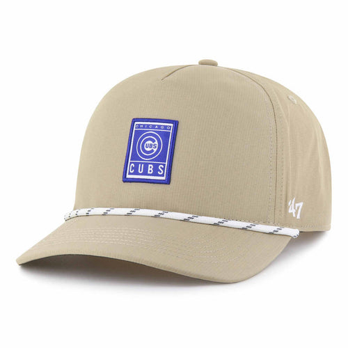 Chicago Cubs 47 Brand Khaki Cozumel BRRR Hitch Adjustable Cap