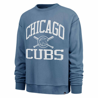Chicago Cubs 47 Brand Wave Rider Crewneck Sweatshirt