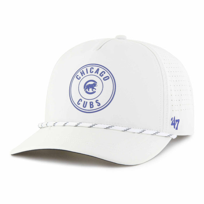 Chicago Cubs 47 Brand White Loop Hitch Adjustable Cap
