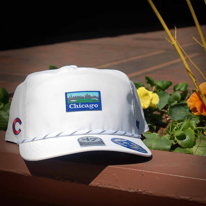 Chicago Cubs 47 Brand White Vacation Hitch Adjustable Cap
