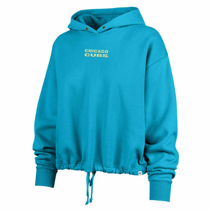 Chicago Cubs 47 Brand Women's Bright Side Venice Hooded Sweatshirt