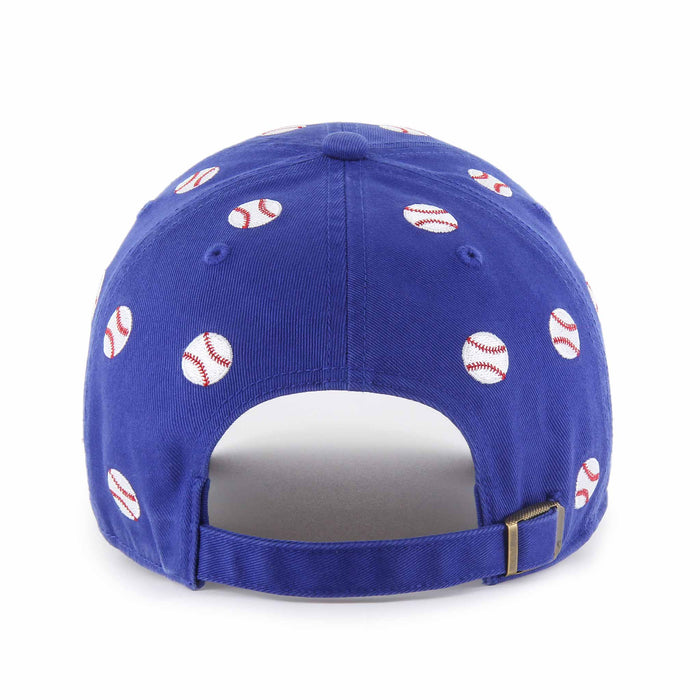 Chicago Cubs 47 Brand Women's C with Baseballs Cleanup Adjustable Cap