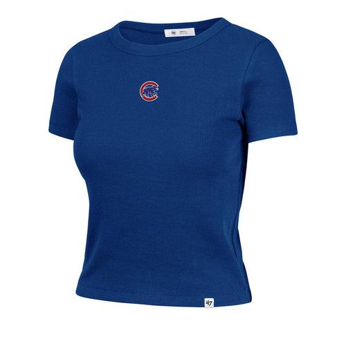 Chicago Cubs 47 Brand Women's Micro Crawling Bear Baby T-Shirt