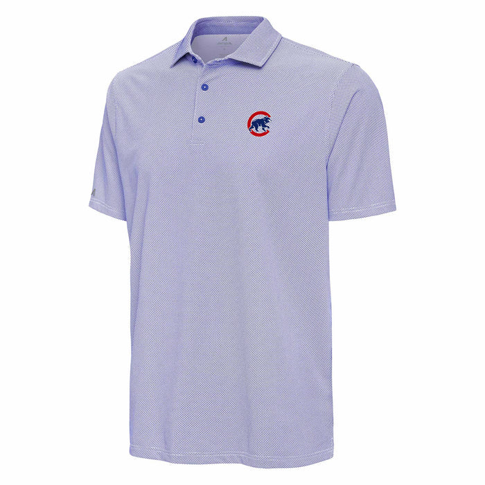 Chicago Cubs Antigua Walking Bear Pave Polo