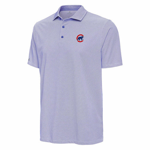 Chicago Cubs Antigua Walking Bear Pave Polo