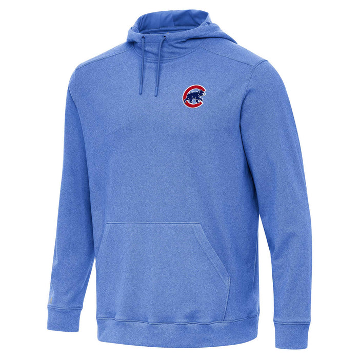 Chicago Cubs Antigua Walking Bear Royal Cloud Hooded Sweathsirt