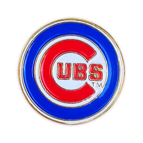 Chicago Cubs Bullseye Lapel Pin