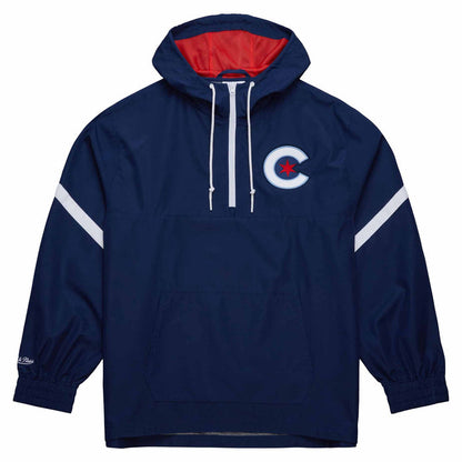 Chicago Cubs City Connect Lightweight Mitchell & Ness Anorak Hooded Jacket