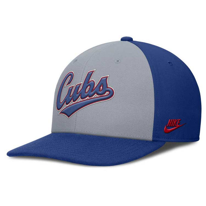 Chicago Cubs Nike Dri-Fit Pro Structured Square Bill Adjustable Cap
