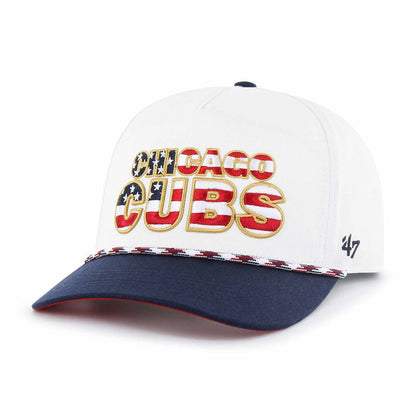 Chicago Cubs Flag Script Hitch Adjustable Cap