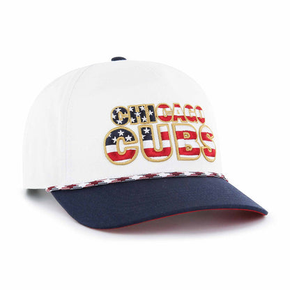 Chicago Cubs Flag Script Hitch Adjustable Cap