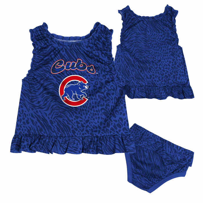Chicago Cubs Infant girls Payground Dress Set