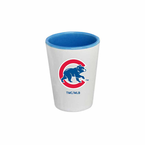 Chicago Cubs Inner Color Walking Bear 2 Oz. Shot Glass