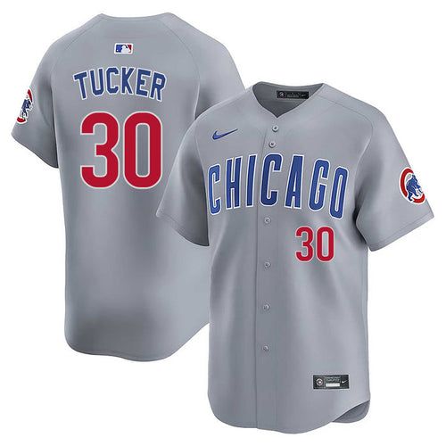 Chicago Cubs Kyle Tucker Nike Road Vapor Limited Jersey