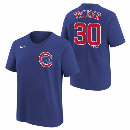 Chicago Cubs Kyle Tucker Nike Youth Name & Number T-shirt