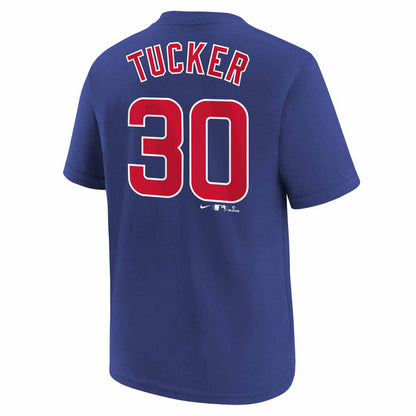 Chicago Cubs Kyle Tucker Nike Youth Name & Number T-shirt