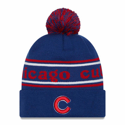 Chicago Cubs Marquee Pom Knit Hat