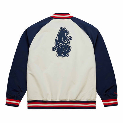 Chicago Cubs Mitchell & Ness Double Clutch Satin Jacket
