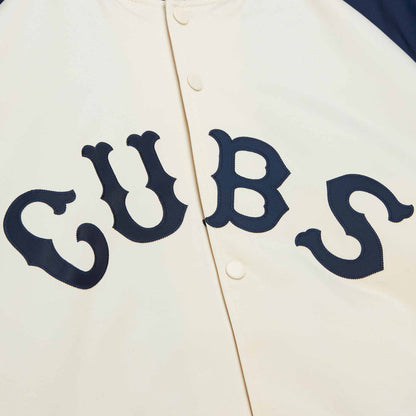 Chicago Cubs Mitchell & Ness Double Clutch Satin Jacket