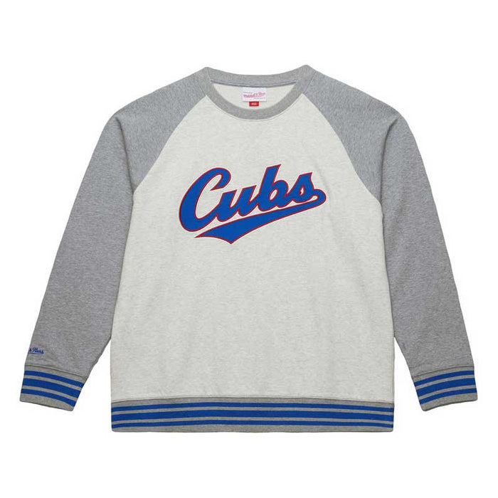 Chicago Cubs Mitchell & Ness Heritage Collection Crewneck Sweatshirt