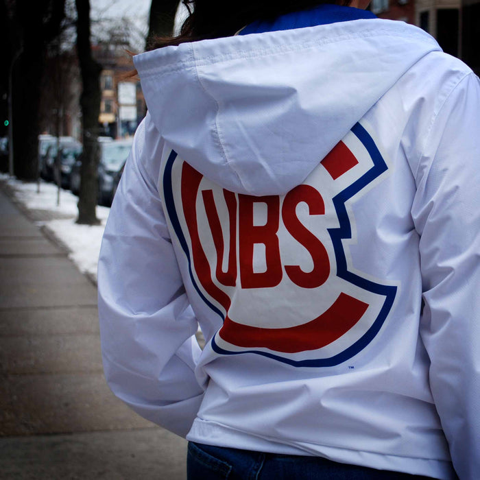 Chicago Cubs Mitchell & Ness White Coaches Jacket