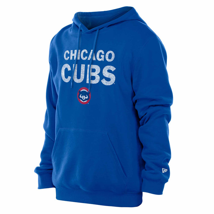 Chicago Cubs New Era 1984 Bear Bubble Royal Hooded Sweatshirt