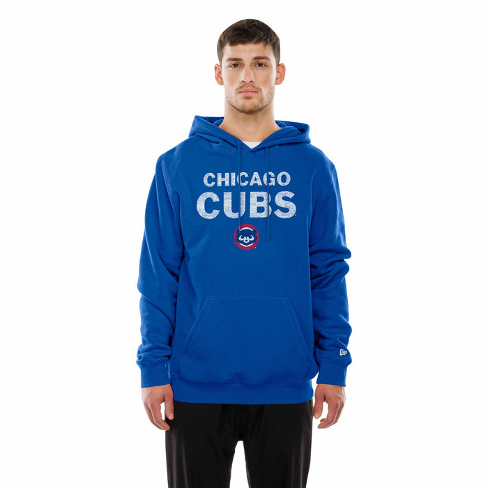 Chicago Cubs New Era 1984 Bear Bubble Royal Hooded Sweatshirt