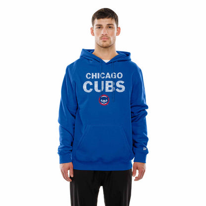 Chicago Cubs New Era 1984 Bear Bubble Royal Hooded Sweatshirt