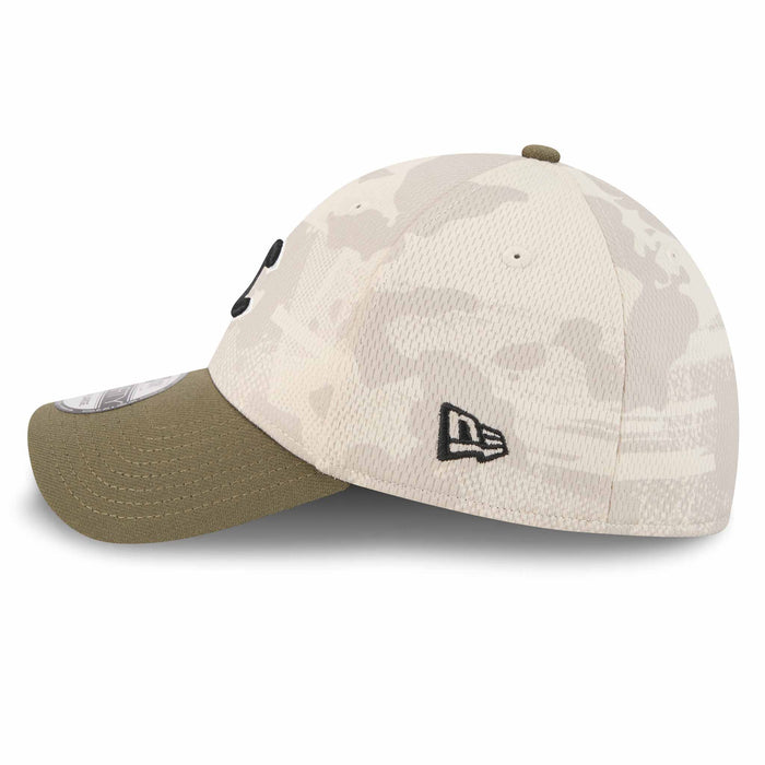 Chicago Cubs New Era 2025 Armed Forces Day 39Thirty Stretch Fit Cap