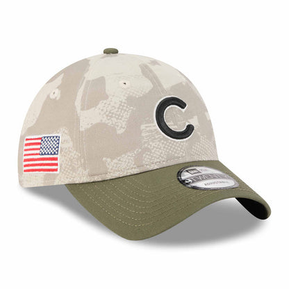 Chicago Cubs New Era 2025 Armed Forces Day 9TWENTY Adjustable Cap