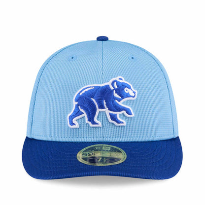 Chicago Cubs New Era 2025 Spring Training Low Profile 59FIFTY with AZ Patch Fitted Cap