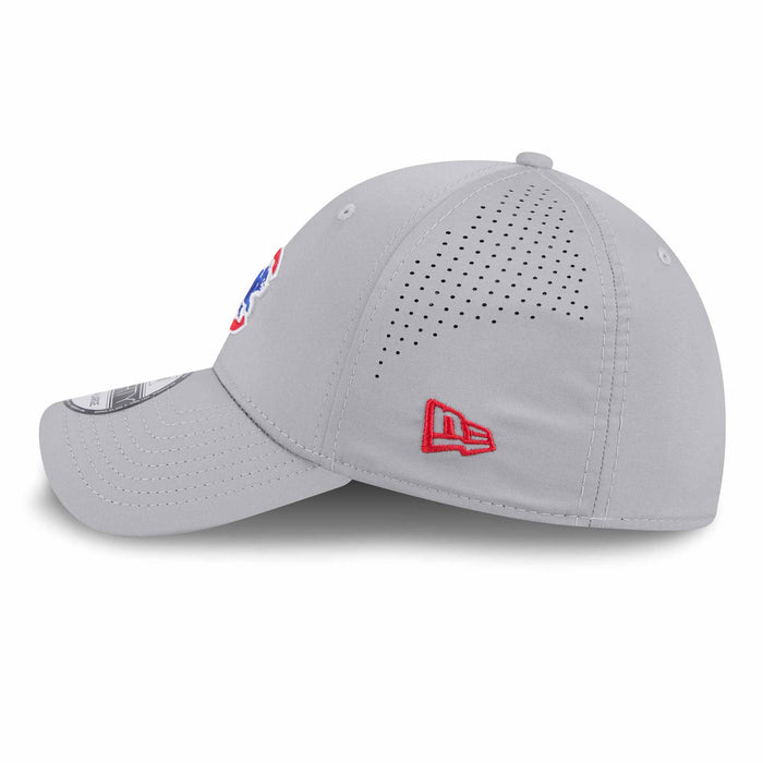 Chicago Cubs New Era 39THIRTY Walking Bear Grey Stretch Fit Cap