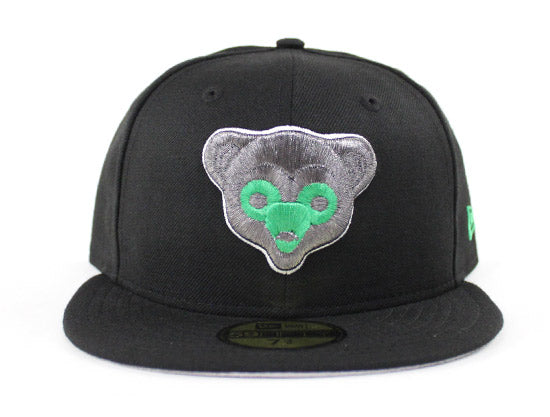 Chicago Cubs New Era 59Fifty Fitted Hat (Air Jordan 13 Altitude Gray Under Brim)